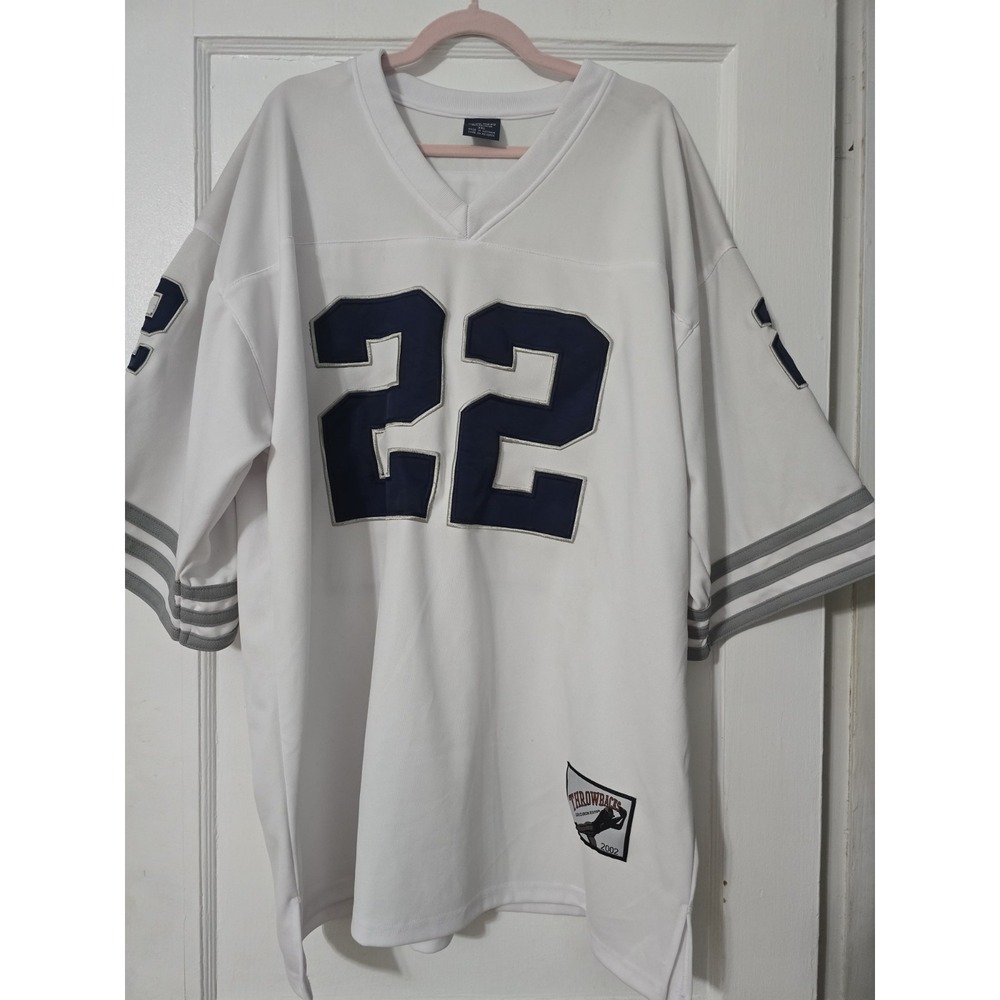 Throwbacks Gridiron Edition Dallas Cowboy Jersey Emmet Smith #22 White